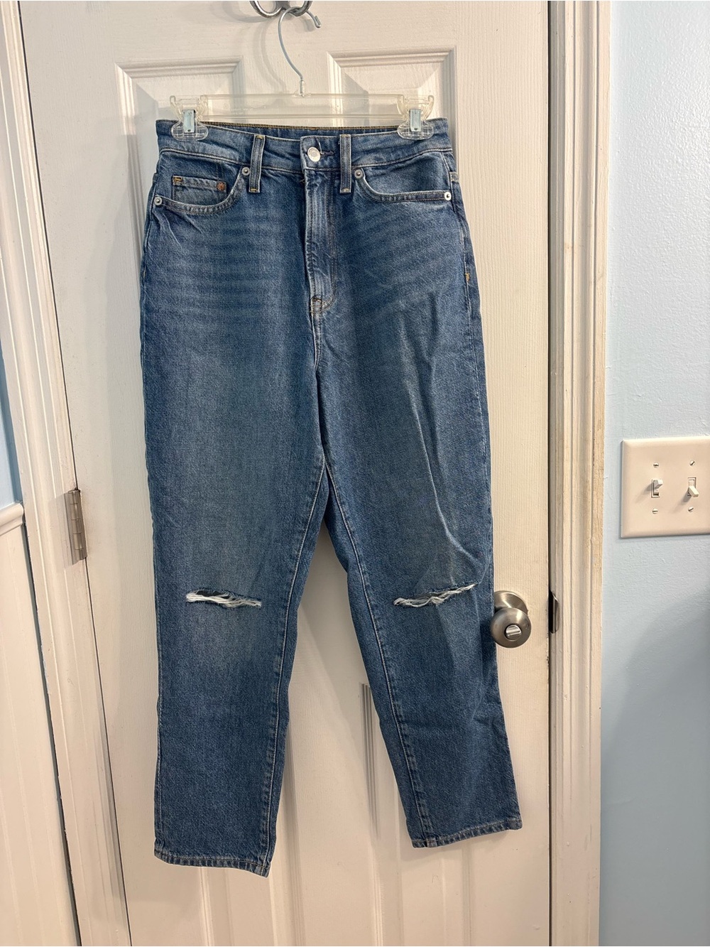 H&M Ultra High Rise Mom Jeans